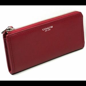 Coach Legacy Black Cherry Wallet